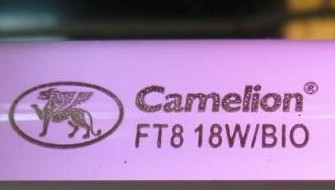 Лампа люминесцентная FT8-18W/ BIO 6191 Camelion