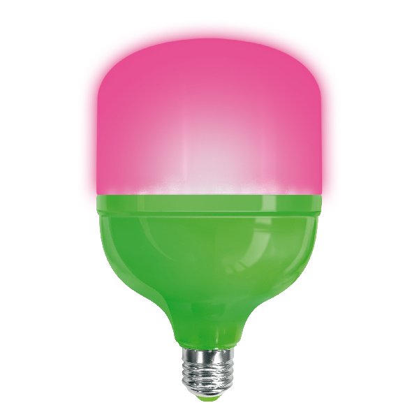 Лампа LED Е27 Цилиндр  220В   20Вт Розовый спектр 165х85мм Прозрачная колба 160º IP54 ФИТО UNIEL