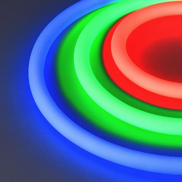 Лента герметичная WAVE-TOP-A240-18x15mm 24V RGB (10 W/m, IP54, 5m, wire x1) (Arlight, Вывод прямой, 