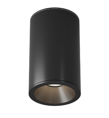 Светильник Накладной Цилиндр 1x50Вт GU10 Черный D65х105мм  IP65 Zoom Maytoni