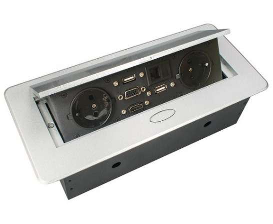 Выключатель мебельный врезной  12-24В 3А Белый  GLS