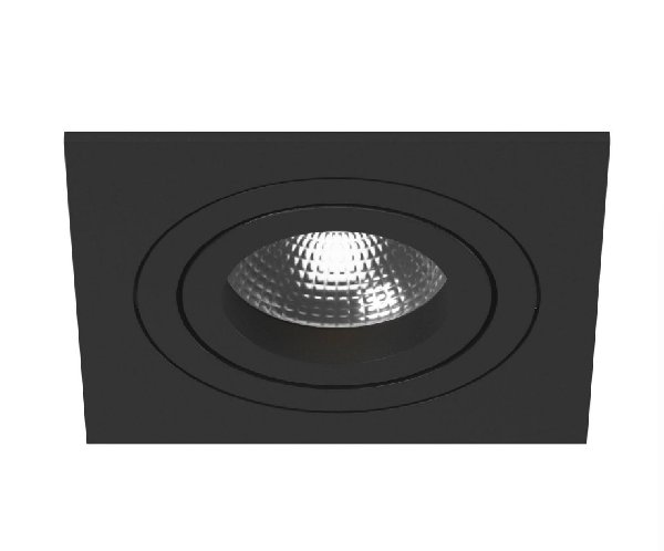 Светильник Точечный Врезной GU10 Черный (217517+217601)  i51707 Intero Lightstar