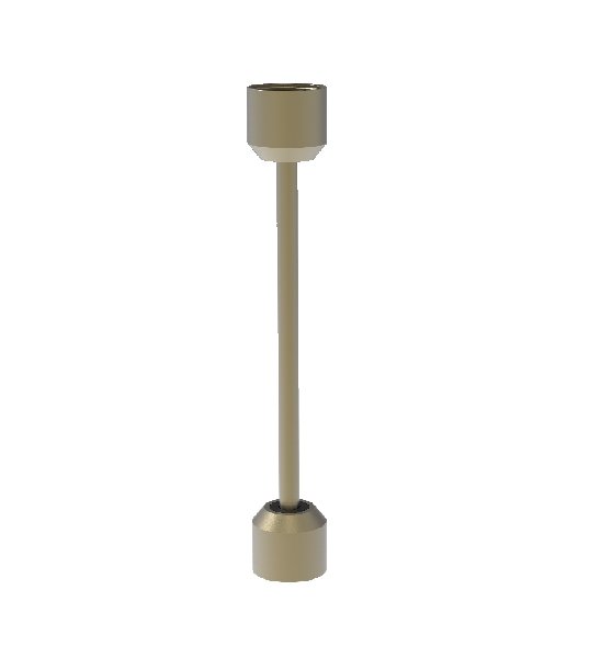 Коннектор жесткий с питанием ART-APRIORI-CON-ROD-A-L260-POWER (OG, вертикальный) (Arlight, IP20 Мета