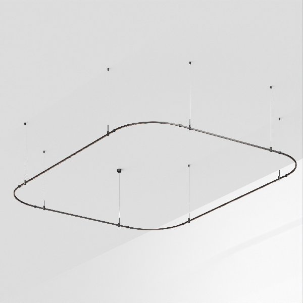Основание ART-APRIORI-RECTANGLE-SOFT-HANG-4500x3500 (BK) (Arlight, IP20 Металл, 3 года)