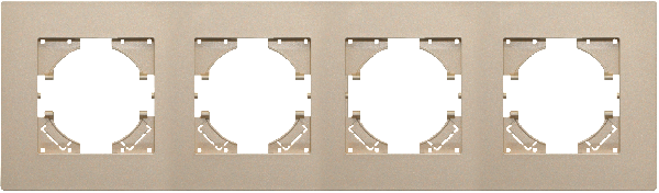Рамка пластиковая FRM-PERIO-PL-4-GD (Arlight, -)