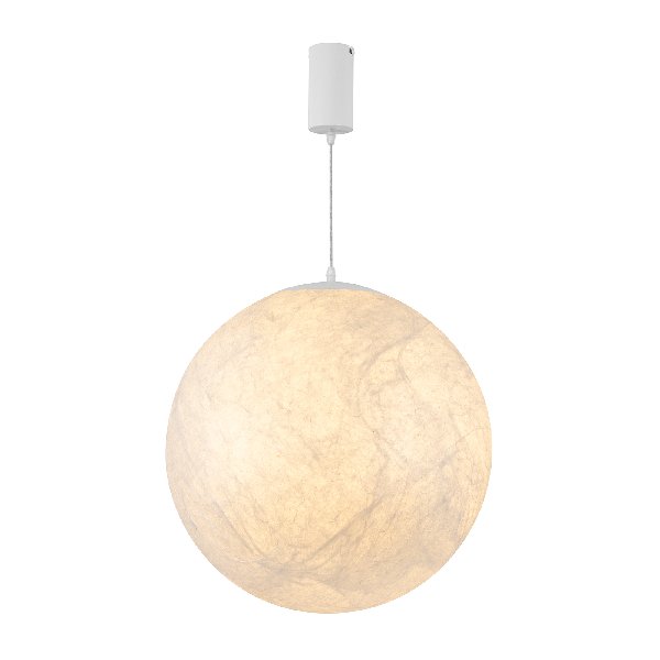 Светильник SP-SILKA-HANG-R600-12W Warm2700 (WH, 330 deg, 230V) (Arlight, IP20 Натуральный шелк, 3 го