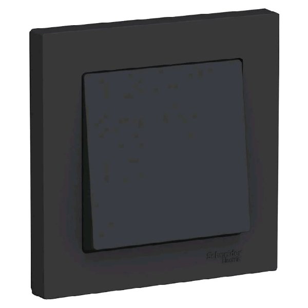 Переключатель В Рамку Одноклавишный Без Подсветки Карбон IP44 10А 250В ATLASDESIGN AQUA SE