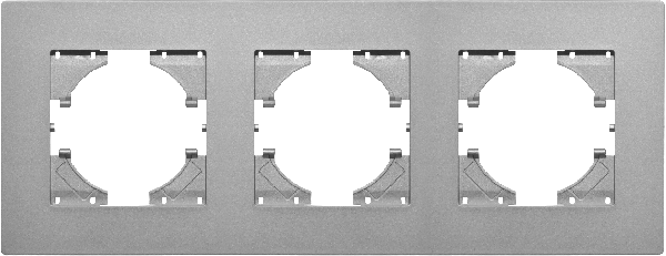 Рамка пластиковая FRM-PERIO-PL-3-GR (Arlight, -)