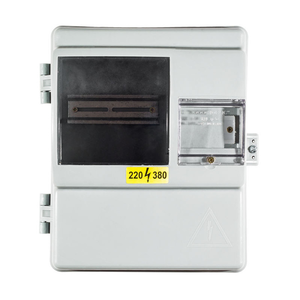 Корпус КДЕ-1 с динрейкой IP54 под 1-фаз.счетчик ЮВИС