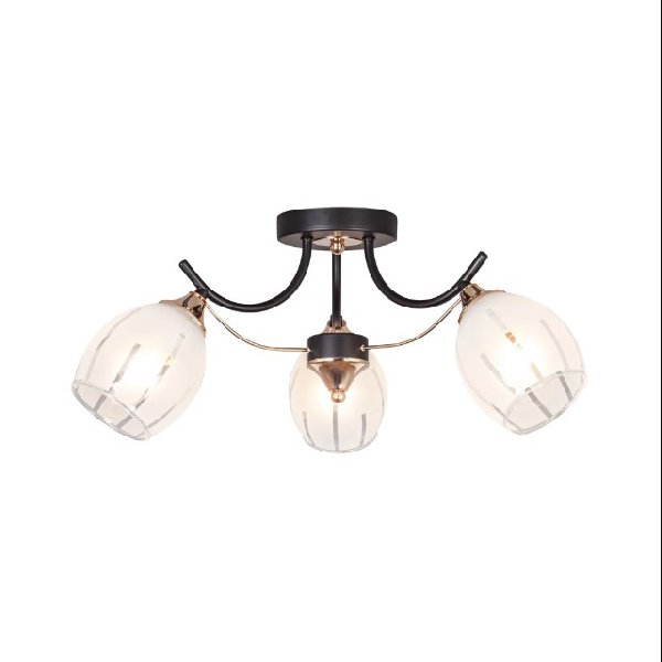Потолочный светильник Escada 1104/3P E27*60W Black 580х580х280