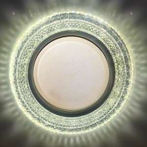 Светильник Точечный ДекорСтекло GX53+LED Прозрачный GX 53 L-250
