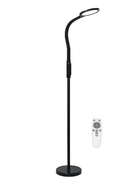 Торшер LED 1х18Вт 2000-6000К 1200Лм Черный Сенсор  Пульт ДУ(в/к) IP20 TL-510 ArtStyle