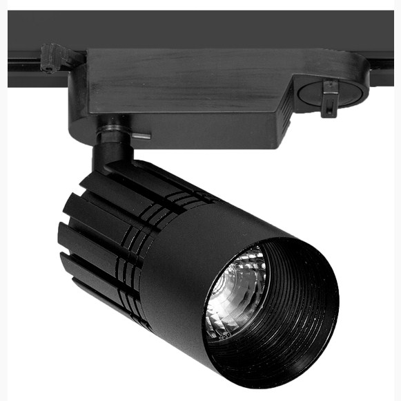 Светильник Трековый 2 TRA LED   20Вт Черный 2700K Симм. 40º 1650Лм D50х130х200мм TR1120 Svetlon