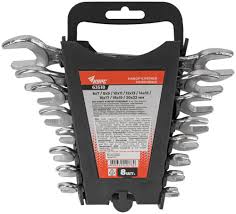 Ключи рожковые, набор 8 шт (6-22 мм) в пластиковом держателе КУРС