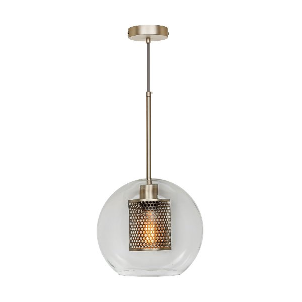 Светильник Подвесной 1х60Вт Е27 Никель 250х430мм IP20 Hexagon Loft IT