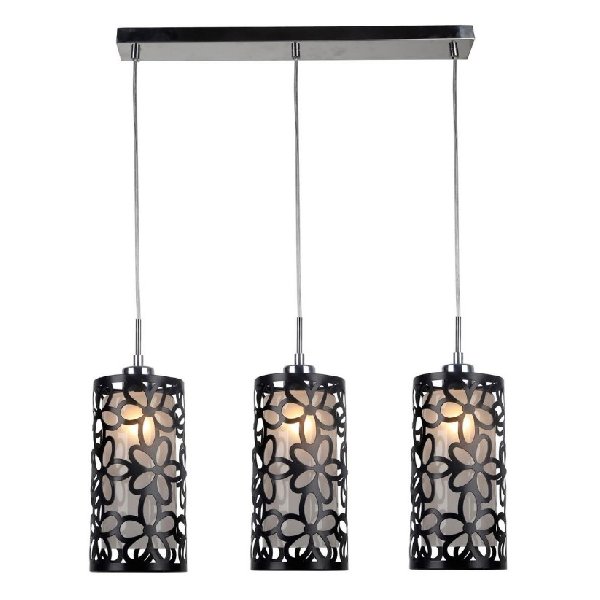 Подвесной светильник Escada 267/3S E27*60W Black 610х130х850