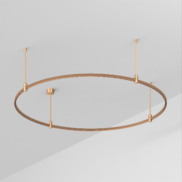 Основание ART-APRIORI-ROUND-ROD-400-R1500 (GD) (Arlight, IP20 Металл, 3 года)