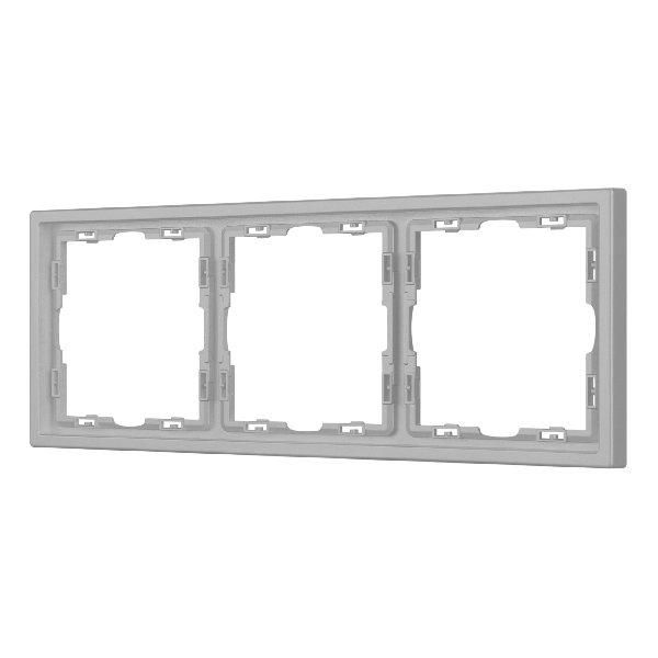 Рамка пластиковая FRM-NOBE-SFPL-3-IS (Arlight, Никель)