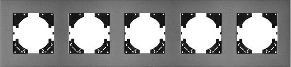 Рамка алюминиевая FRM-AKIRY-SFAL-5-SR (Arlight, -)
