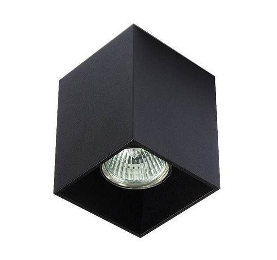 Светильник Накладной Квадрат 1xGU10  Чёрный 80x80х100мм  IP20 Ardobeu ITALLINE