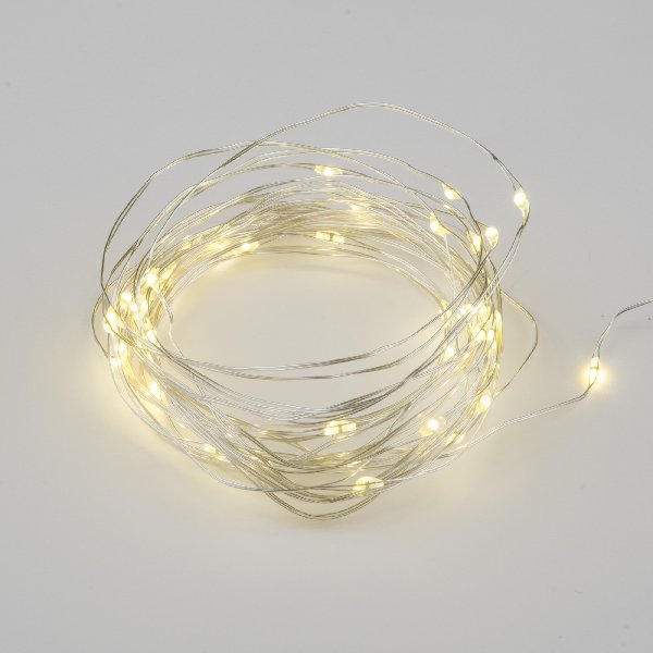 Гирлянда LED 2хАА IP20 5м 50 ULD-S0500-050/SCB WARM WHITE  DEW