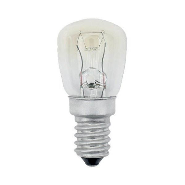 Лампа ЛН Е14 Мини 220В   15Вт 3000К D25х57мм Прозрачная колба 300º 120Лм для холодильников Uniel