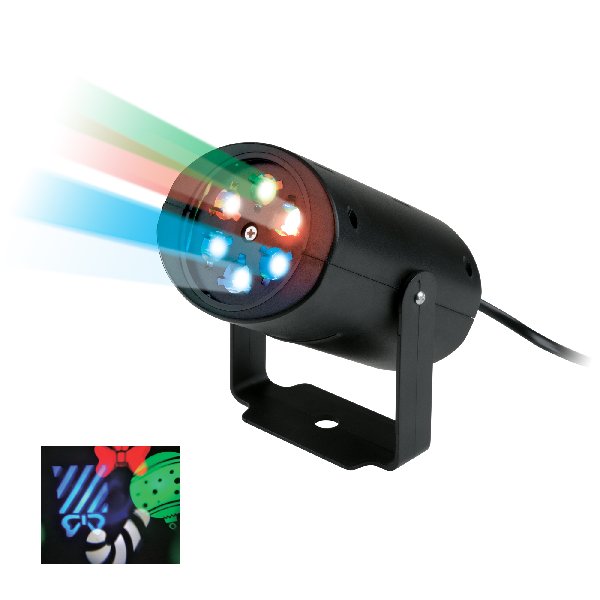 Проектор LED 220В «Рождество» 4Вт RGB IP20 Диско Volpe