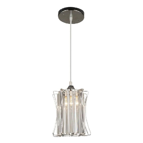 Подвесной светильник Escada 5066/1S E27*60W Chrome 160х160х640