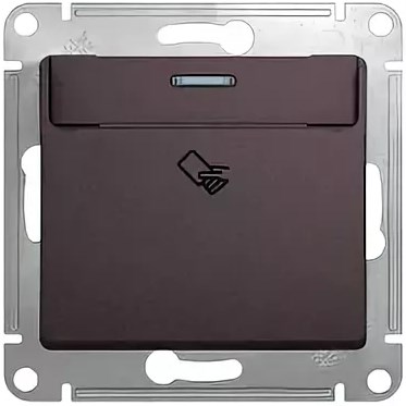 Выключатель В Рамку Карточный Графит IP20 10А 250В GLOSSA SE
