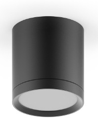 Светильник Накладной Цилиндр LED 1х6Вт 4100К Черный 68x75мм 105º IP 20 Gauss