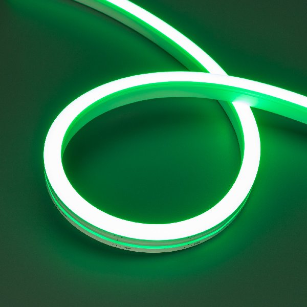 Лента герметичная MOONLIGHT-SIDE-A140-12x17mm 24V Green (8 W/m, IP67, 5m, wire x2) (Arlight, Вывод б
