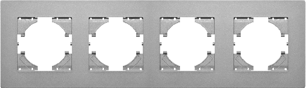 Рамка пластиковая FRM-PERIO-PL-4-GR (Arlight, -)