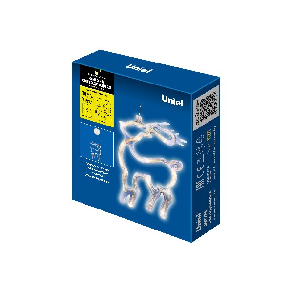 Светильник Фигура LED «Олень» 3хAAA (не в/к) Теплый свет 10LED IP20 Uniel