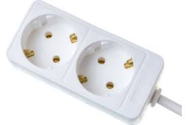 Удлинитель 2 гнезда  3 метров С заземлением  Белый 16А СОЮЗ