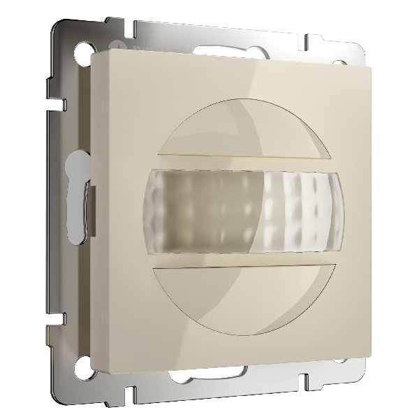 Датчик движения ИК В Рамку 500Вт 160º  9м Слоновая кость IP20 Универс Werkel