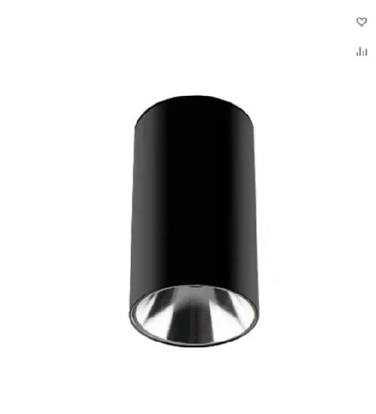Светильник Накладной Цилиндр 1хGU10 Черный D80х140мм IP20 PDL-R JazzWay