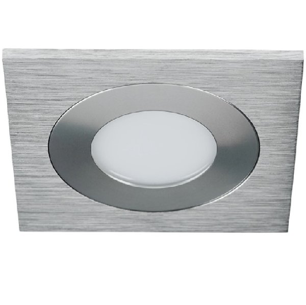 Светильник Точечный Врезной LED Алюминий 85х85х4 3Вт 3000К IP44 Leddy Lightstar