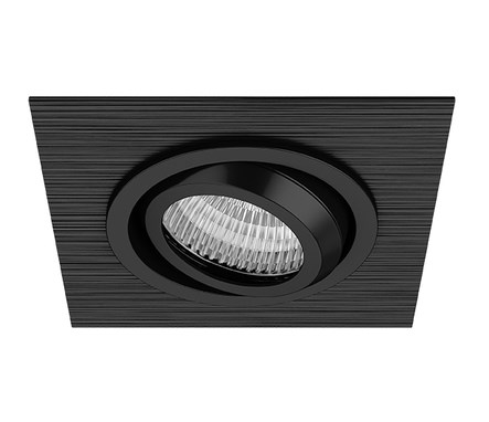 Светильник Точечный Поворотный MR16 1х50Вт GU5.3  Черный 100х100x65мм  IP20 SINGO Lightstar