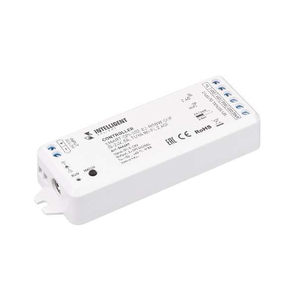 INTELLIGENT ARLIGHT Контроллер SMART-SPI-302-82-RGBW-SUF (5-24V, 8A, TUYA Wi-Fi, 2.4G) (IARL, IP20 П