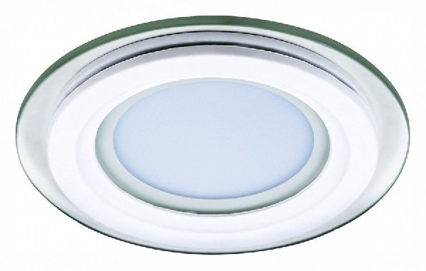 Светильник Точечный Врезной LED Белый 100х80х10 6Вт 4000К IP44 Acri Lightstar