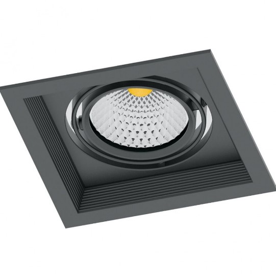 Светодиодный светильник Feron AL201 карданный 1x20W дневной свет (4000К) 35 градусов, черный