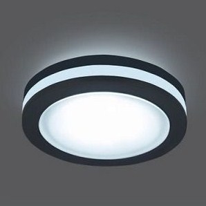Светильник Даунлайт Круг LED     5Вт Черный 4000K Симм. 120º 380Лм D80х40мм BL107 Gauss