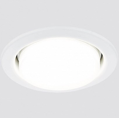 Светильник Точечный Врезной GX53 Белый D100х19мм  IP20 G101 W Ambrella