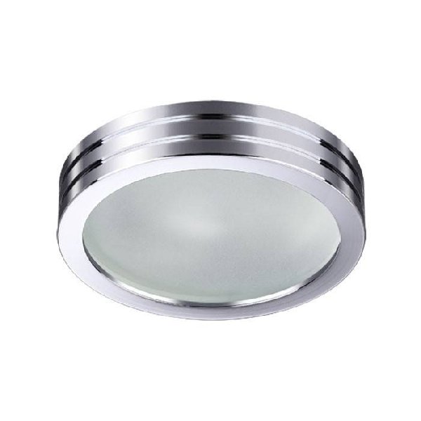 Светильник Точечный Врезной GU5.3 1х50Вт IP44 Хром 370388 DAMLA NovoTech
