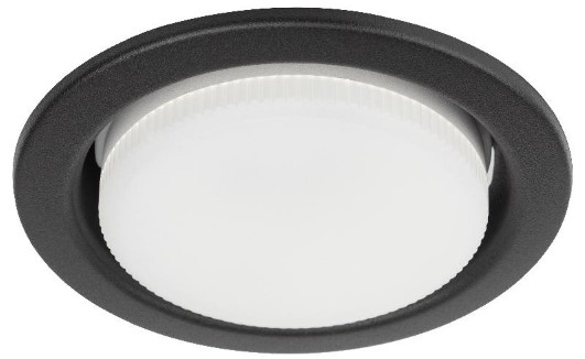 Светильник Точечный Врезной GX53 Черный Матовый D106х24мм IP20 (10шт) SDOT Sweko