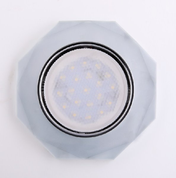 Светильник Точечный ДекорСтекло GX53+LED Матовый D120х10мм  IP20 GX002L-M1 LBT