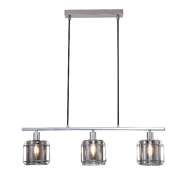 Светильник Подвесной 3х40Вт Е14 Хром 10188/3S Chrome Escada