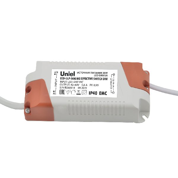 UED-ULP-36W/MB EFFECTIVE SWITCH DIM Блок питания диммируемый для светодиодных панелей ULP-36W Effect