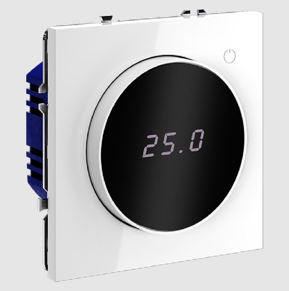 Терморегулятор механический  Белый Глянцевый VOLTUM