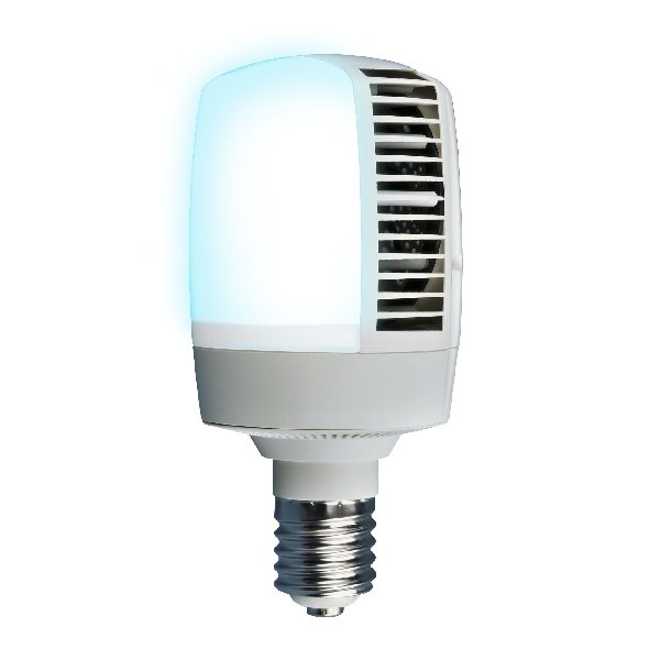 Лампа LED Е40 Груша 220В   70Вт 4000К D210х105мм Матовая колба 180º 6800Лм Venturo Uniel